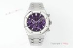 APS Factory Audemars Piguet Royal Oak 41mm Calibre 4401 Movement Purple Face WG Band Watch